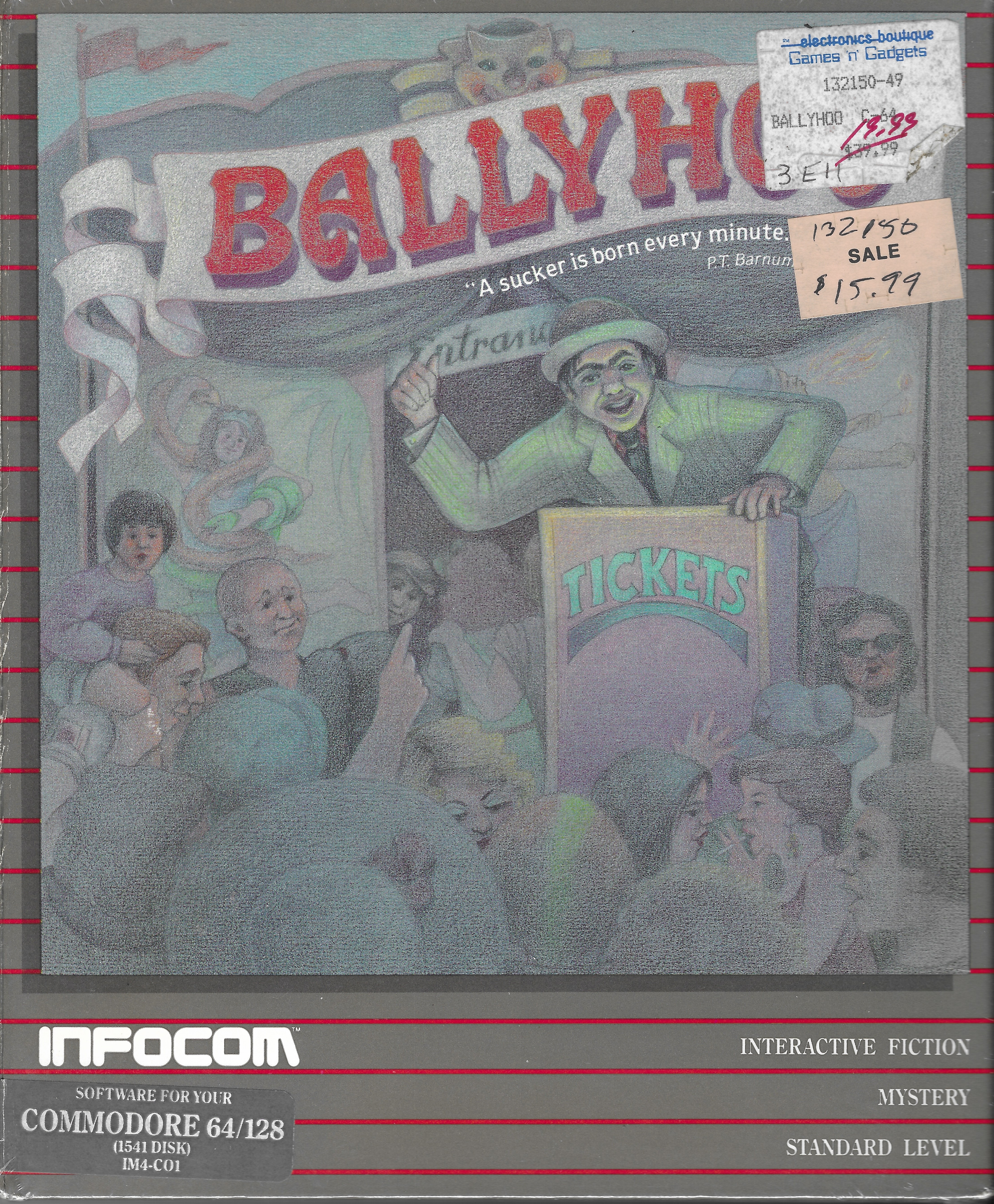 Ballyhoo grey-box cover