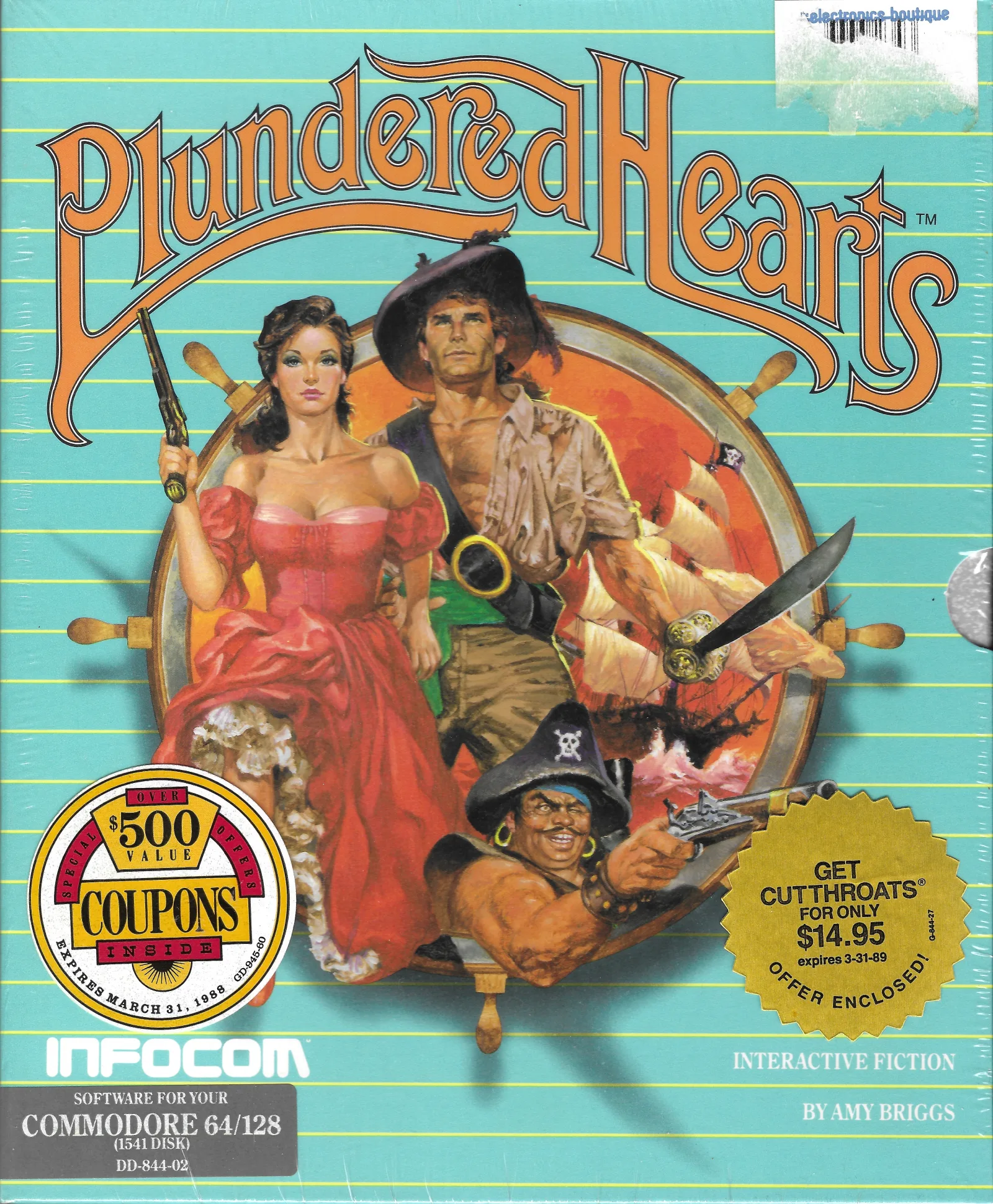 Front of Michael’s Commodore 64/128 copy