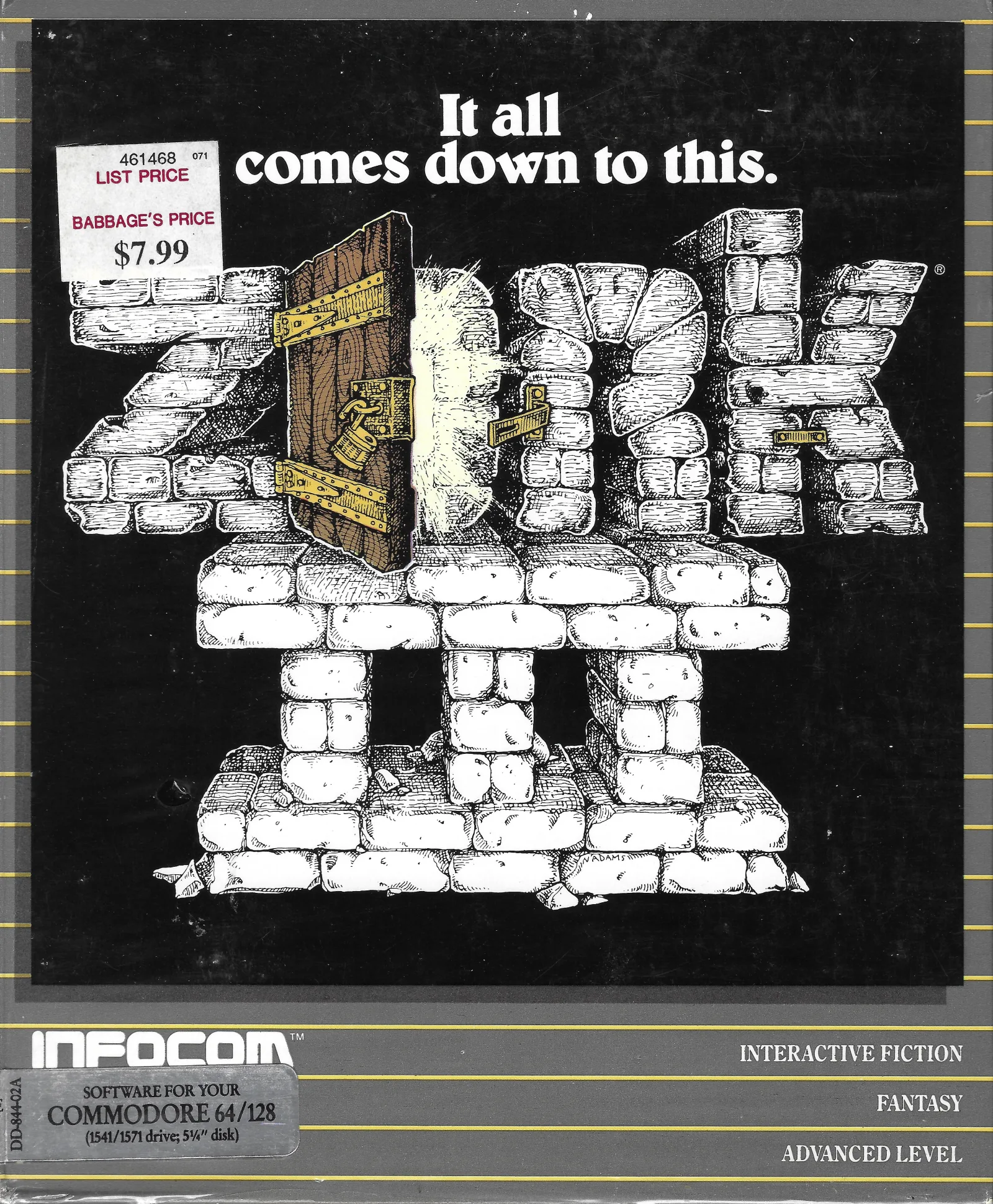 Front of Michael’s Commodore 64/128 copy