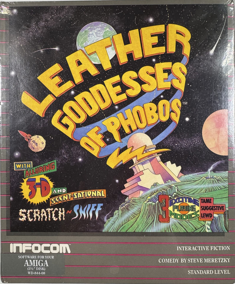Leather Goddesses of Phobos grey-box cover