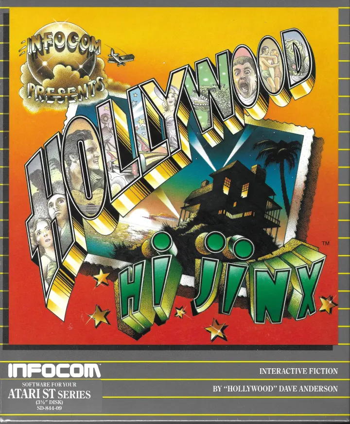 Hollywood Hijinx grey-box cover