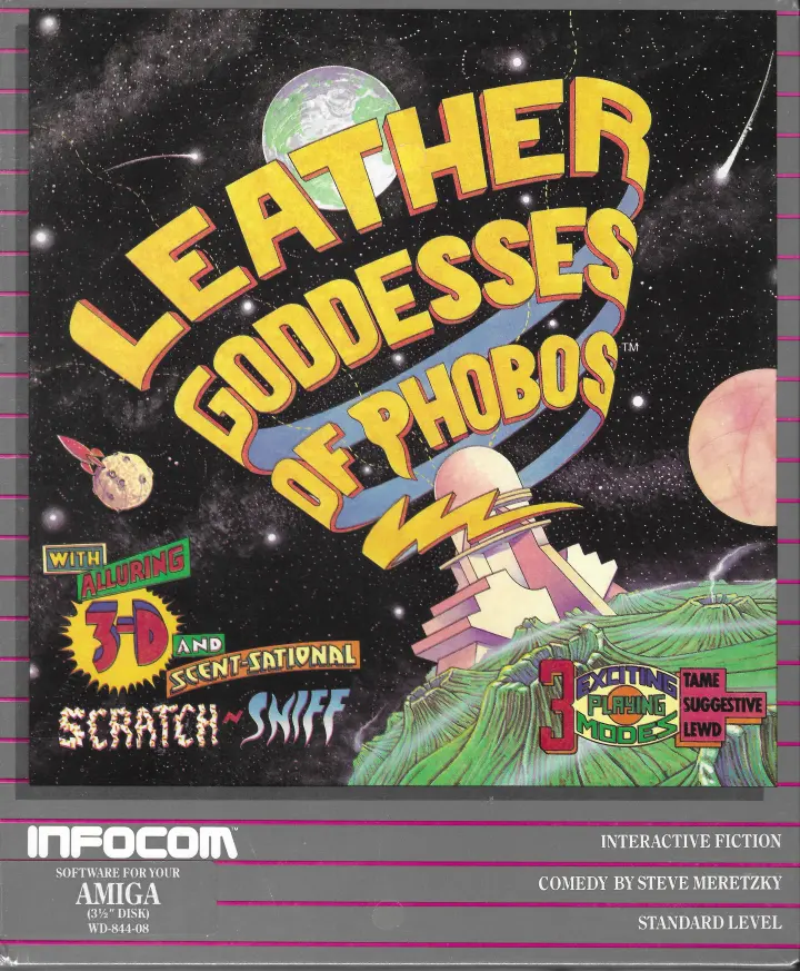 Leather Goddesses of Phobos grey-box cover