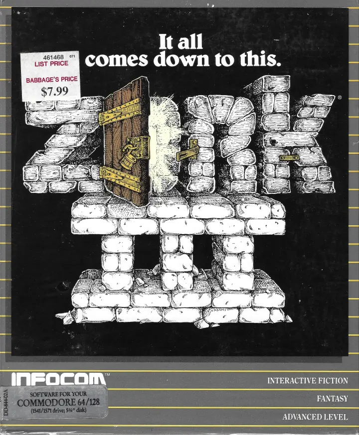Zork III grey-box cover