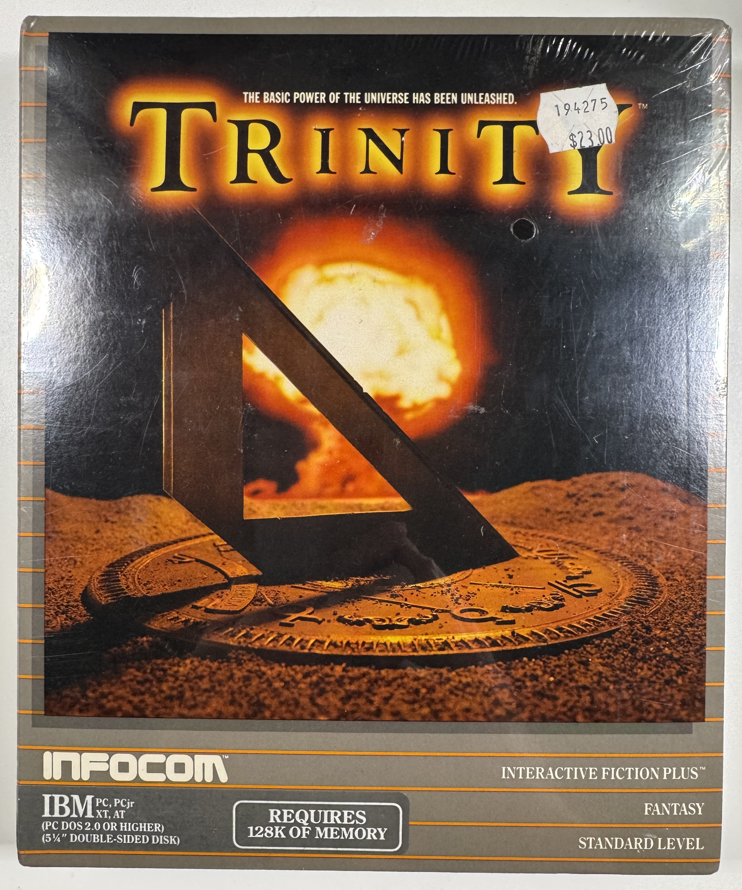 Front of Michael’s sealed IBM PC copy